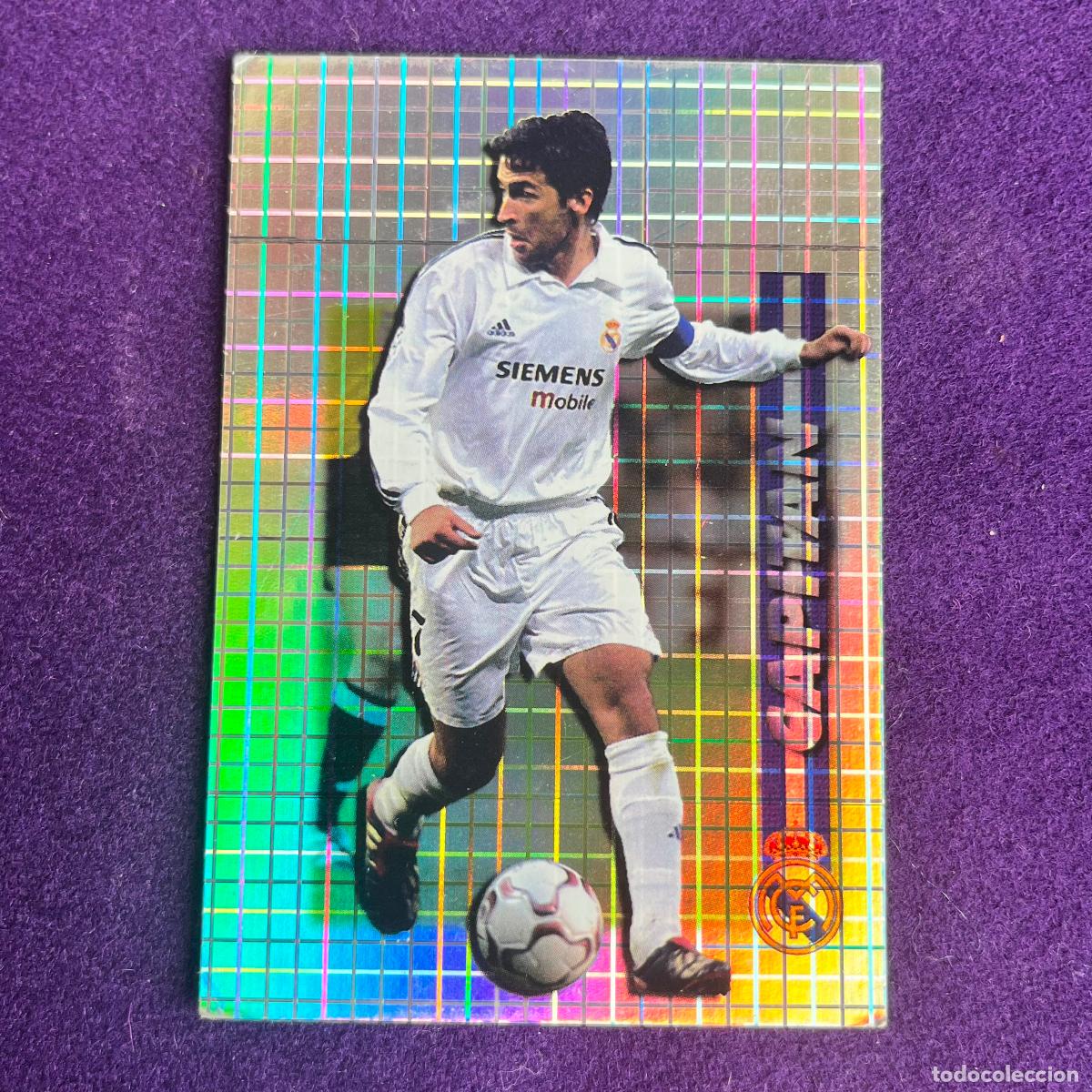 Trading cards: CROMO DE FUTBOL. LAS FICHAS DE LA LIGA 2004. 2003/2004. RAUL. REAL MADRID. MUNDICARDS. MC.