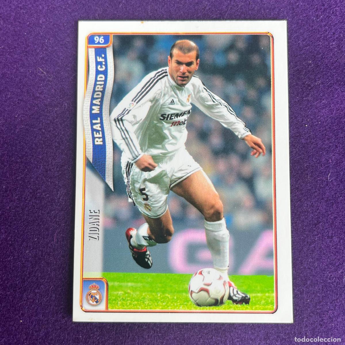 Trading cards: CROMO DE FUTBOL. LAS FICHAS DE LA LIGA 2005. 2004/2005. ZIDANE. REAL MADRID. MUNDICARDS. MC.