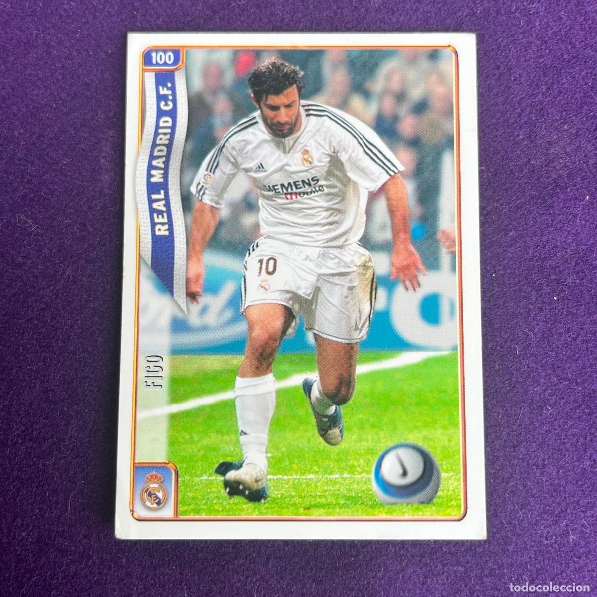 Trading cards: CROMO DE FUTBOL. LAS FICHAS DE LA LIGA 2005. 2004/2005. FIGO. REAL MADRID. MUNDICARDS. MC.