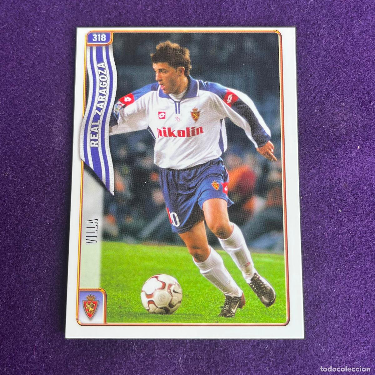 Trading cards: CROMO DE FUTBOL. LAS FICHAS DE LA LIGA 2005. 2004/2005. VILLA. ZARAGOZA. MUNDICARDS. MC.