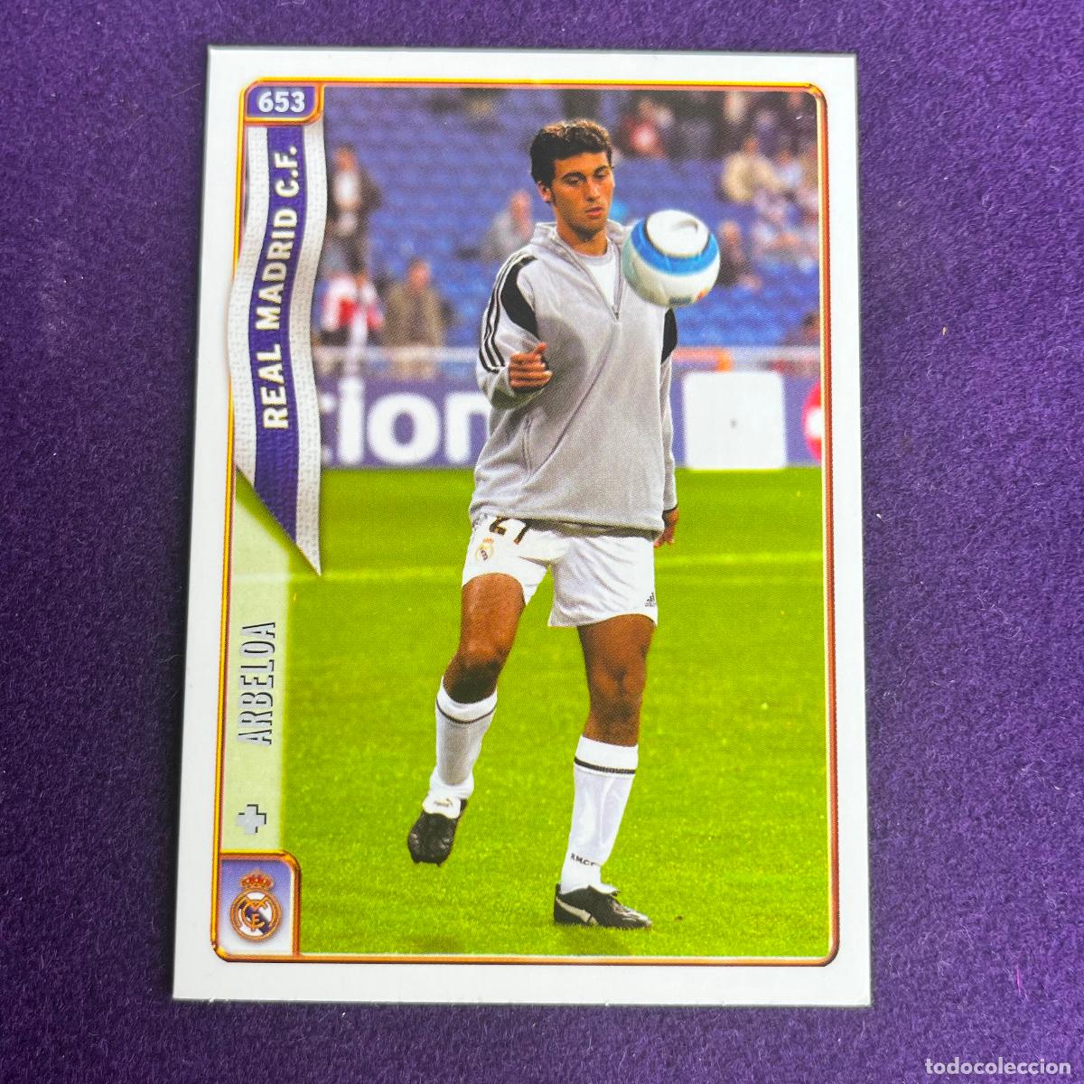 Trading cards: CROMO DE FUTBOL. LAS FICHAS DE LA LIGA 2005. 2004/2005. ARBELOA. REAL MADRID. MUNDICARDS. MC.
