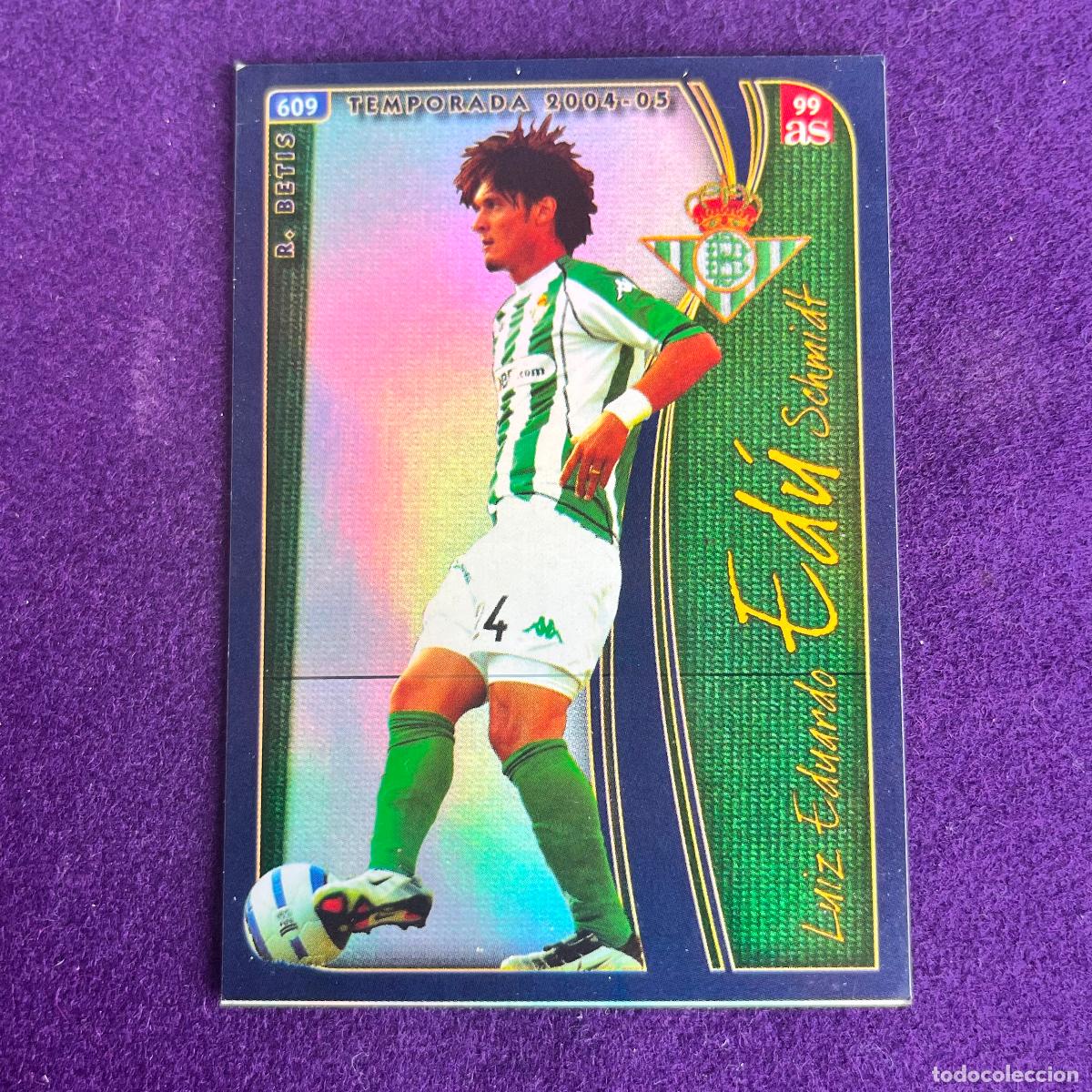 Trading cards: CROMO DE FUTBOL. LAS FICHAS DE LA LIGA 2005. 2004/2005. EDU. REAL BETIS. MUNDICARDS. MC.