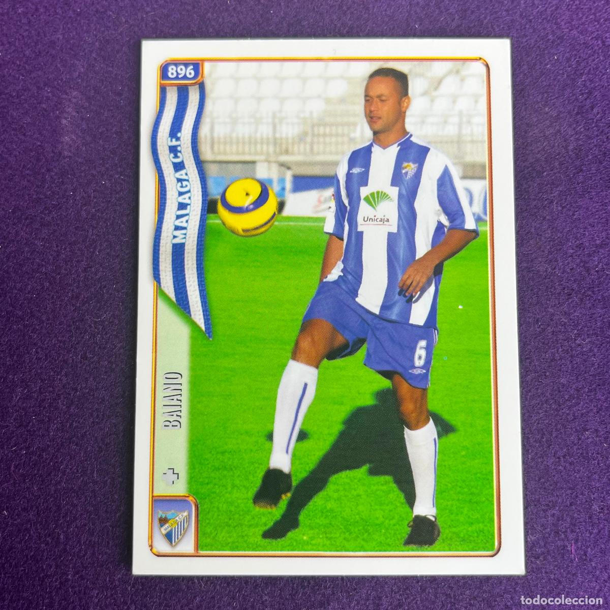 Trading cards: CROMO DE FUTBOL. LAS FICHAS DE LA LIGA 2005. 2004/2005. BAIANO. MALAGA. MUNDICARDS. MC.