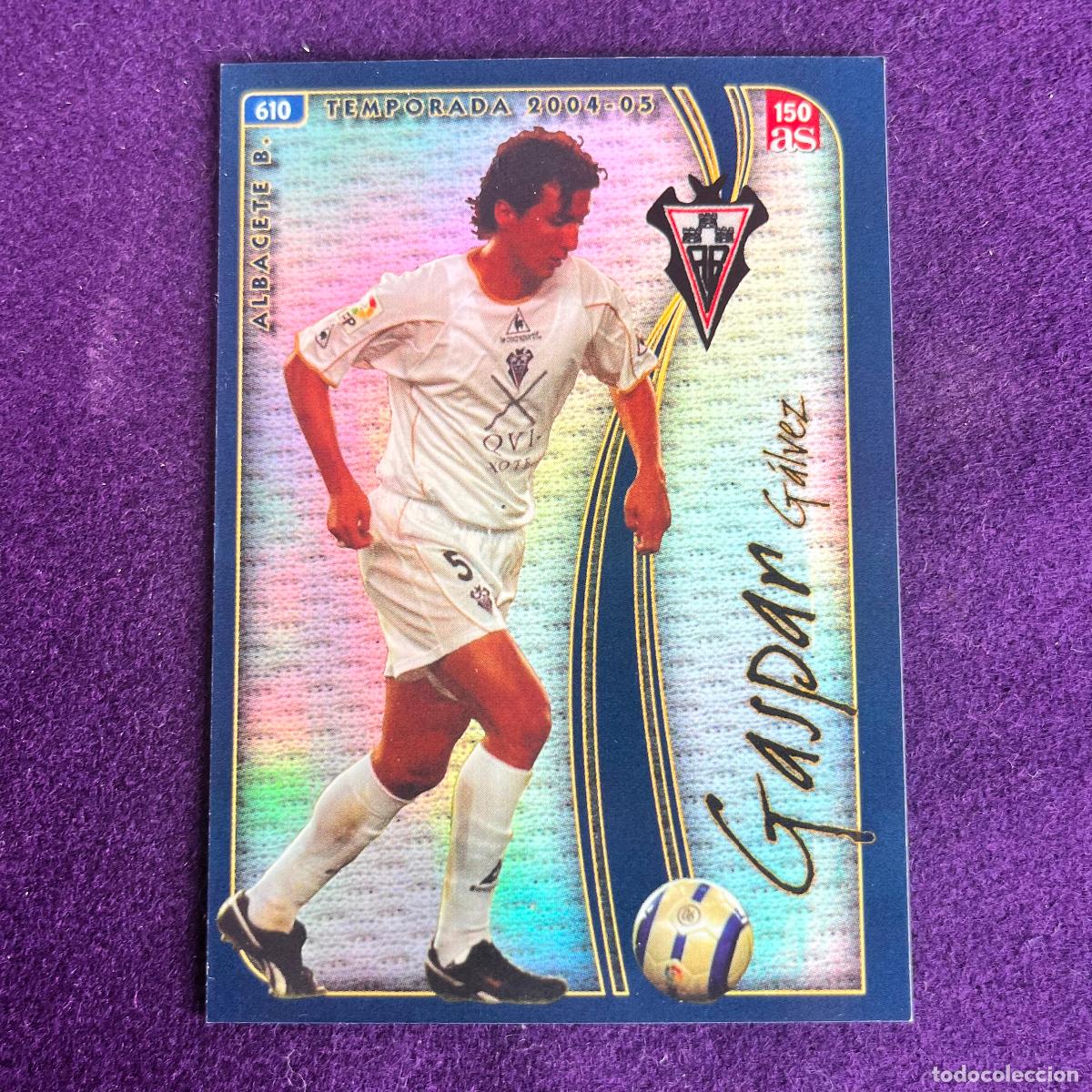 Trading cards: CROMO DE FUTBOL. LAS FICHAS DE LA LIGA 2005. 2004/2005. GASPAR. ALBACETE. MUNDICARDS. MC.