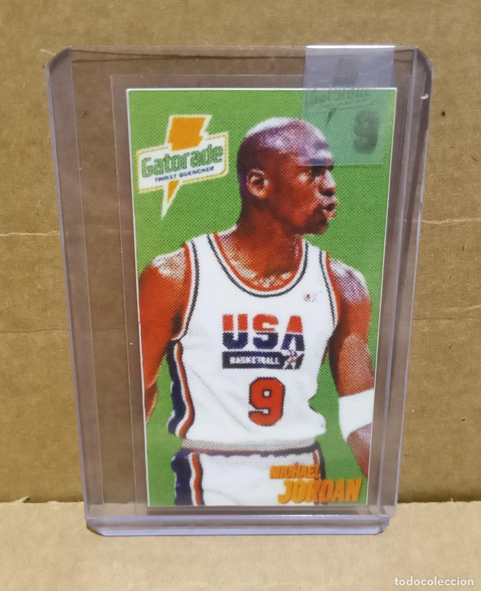 Trading cards: CROMO TARJETA MINI TRADING CARD MICHAEL JORDAN DREAM TEAM BARCELONA 92 GATORADE NUEVO SELLADO 1992