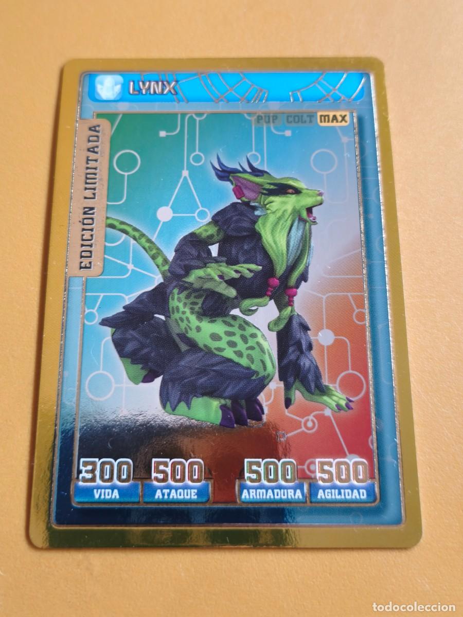 Trading cards: invizimals, lynx edicion limitada. Batalla de Cazadores