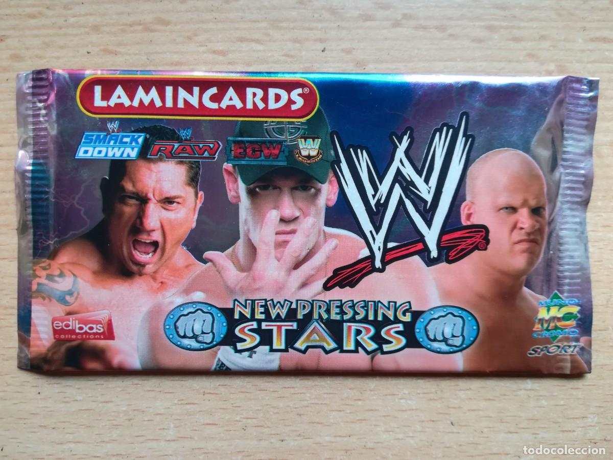 Trading cards: WWE New Pressing Stars. Sobre nuevo sin abrir. Edibas.
