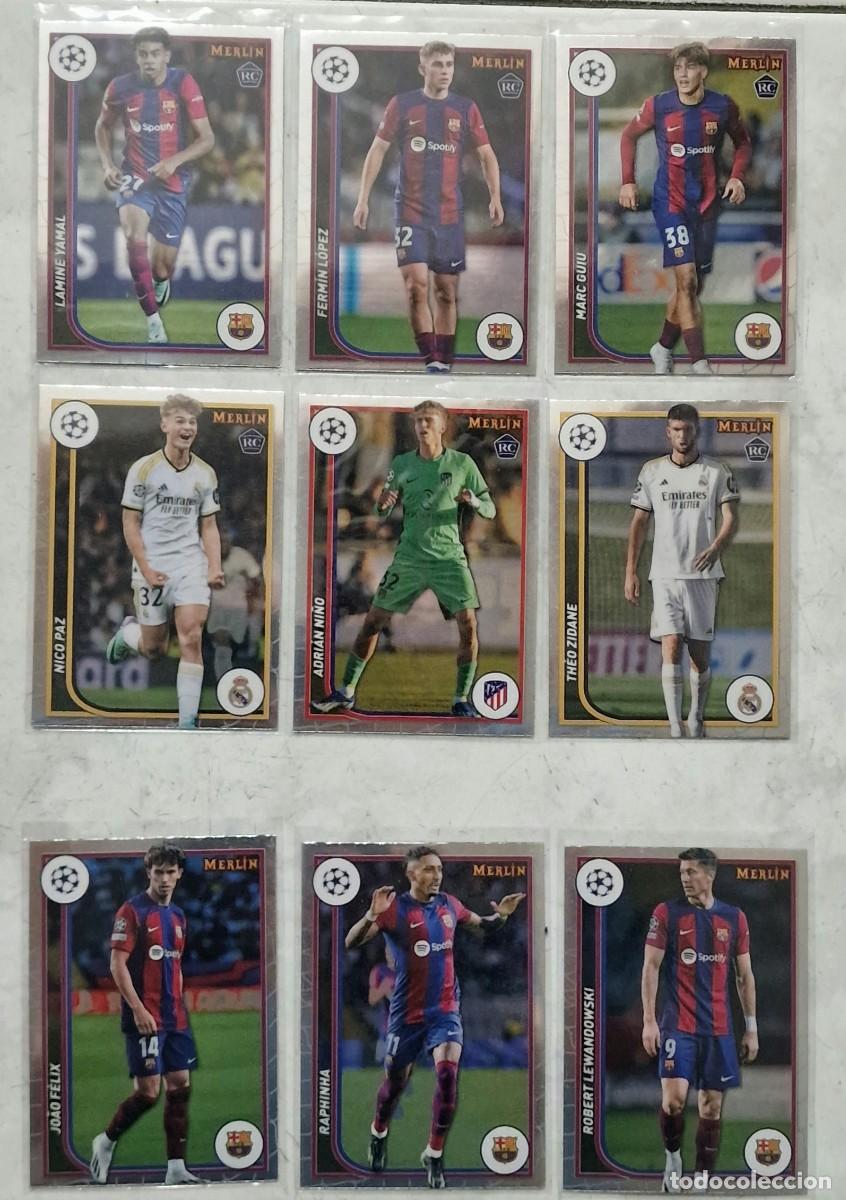 Trading cards: LAMINE YAMAL ROOKIE CARD FERMIN GUIU NICO PAZ ADRI&Aacute;N NI&Ntilde;O T. ZIDANE ROOKIE CARD Y M&Aacute;S. TOPPS.