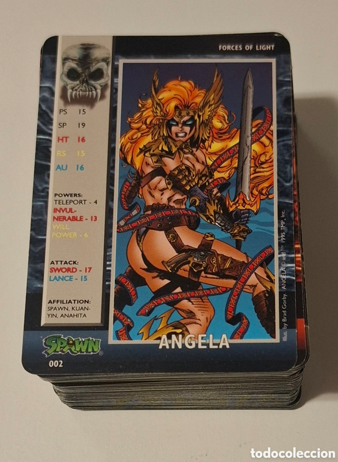 Trading cards: Spawn tcg ccg lote 101 cartas Powercardz 1995