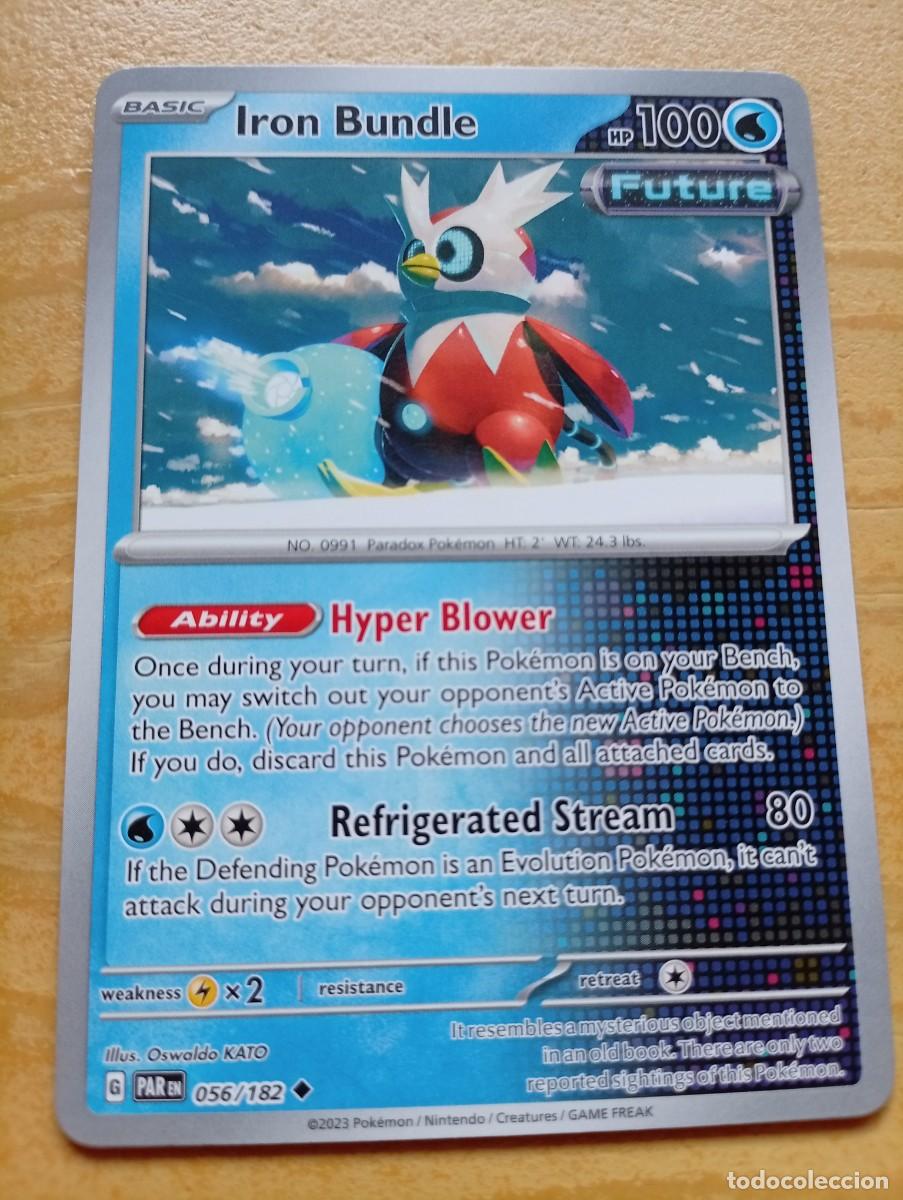 Trading cards: Carta Pok&eacute;mon de Iron Bundle, edici&oacute;n en ingl&eacute;s. - N&uacute;mero de carta: 056/182. - A&ntilde;o de publicaci&oacute;n: