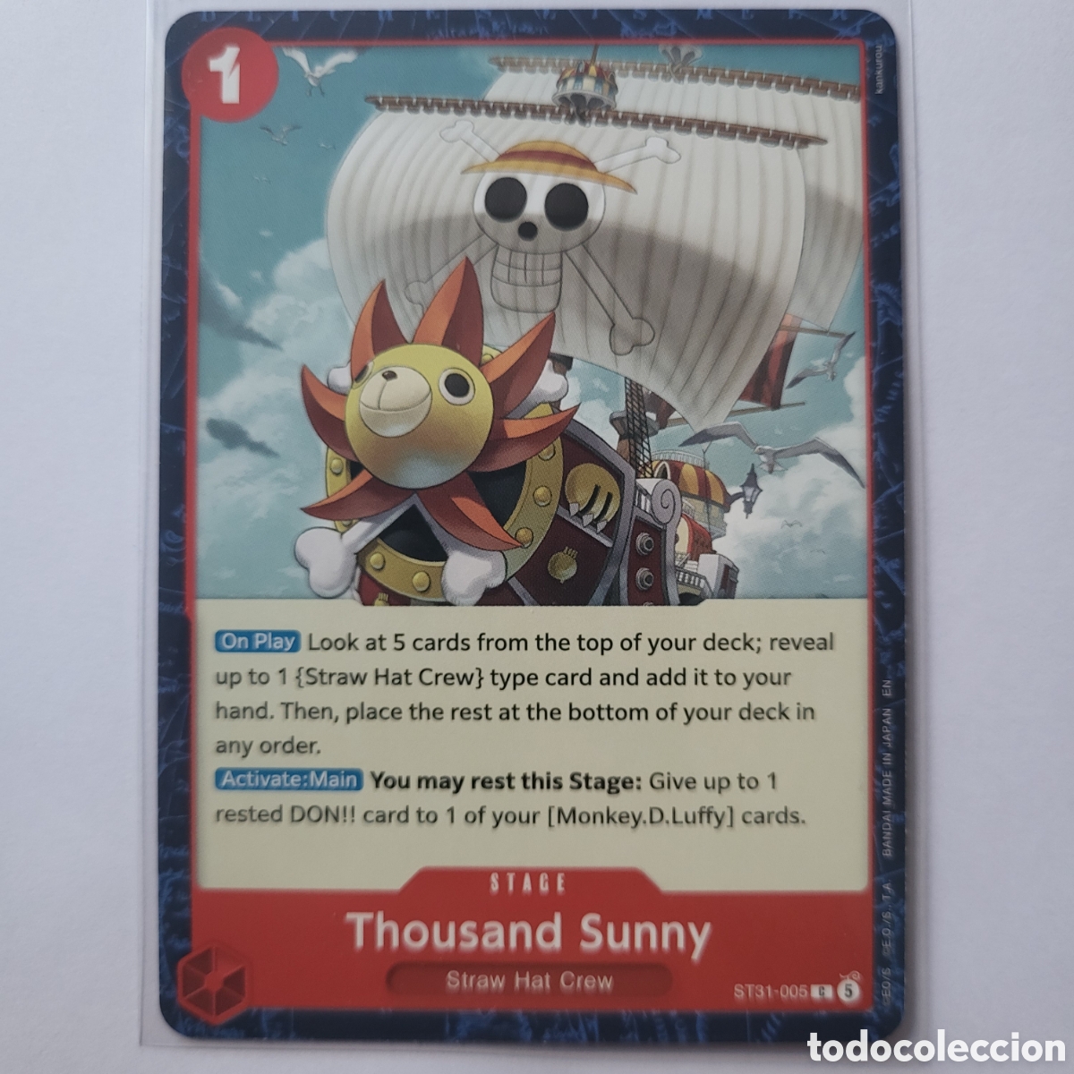 Trading cards: ST31-005 Thousand Sunny / One Piece