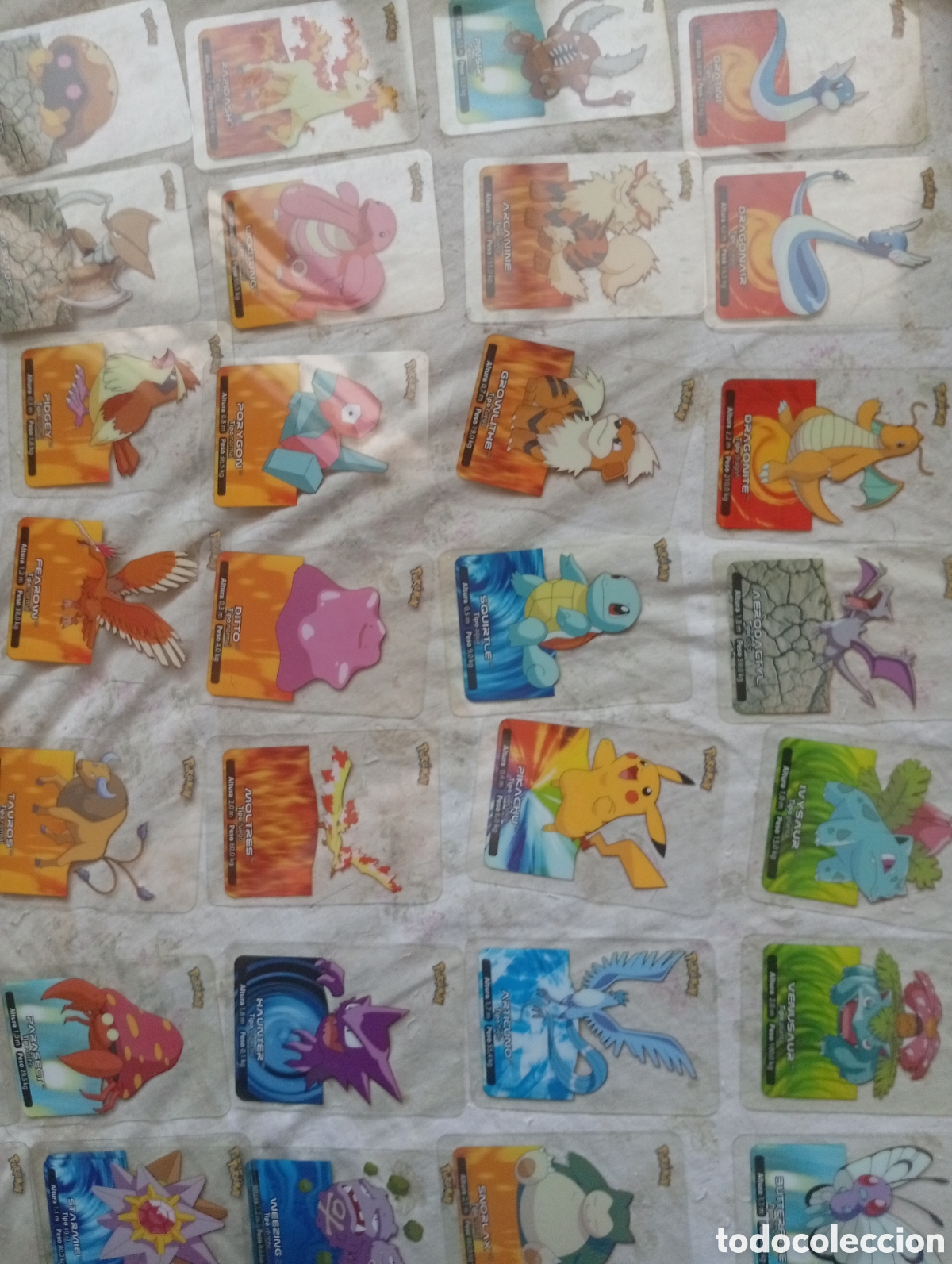 Trading cards: Lamincards collection Pok&eacute;mon primera generaci&oacute;n