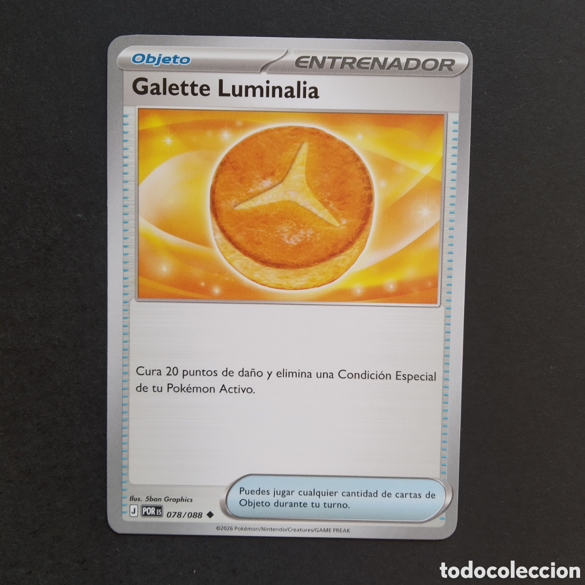 Trading cards: CARTA TCG - N&ordm; 078 - GALETTE LUMINALIA - EQUILIBRIO PERFECTO - POK&Eacute;MON - EN ESPA&Ntilde;OL