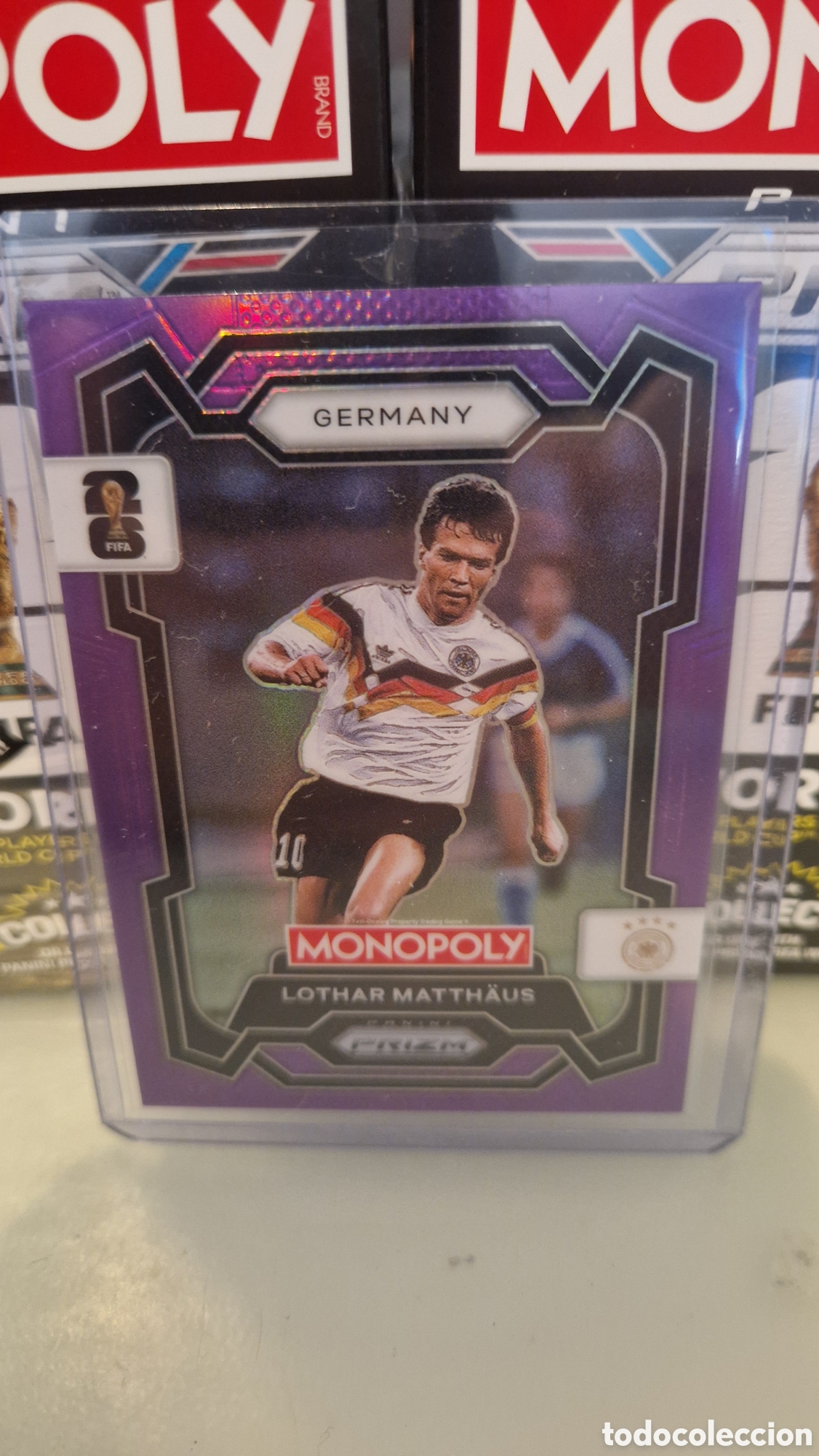 Trading cards: LOTAR MATTH&Auml;US - 2026 Panini Prizm Monopoly FIFA World Cup - Purple Parallel #66/99 - Alemania