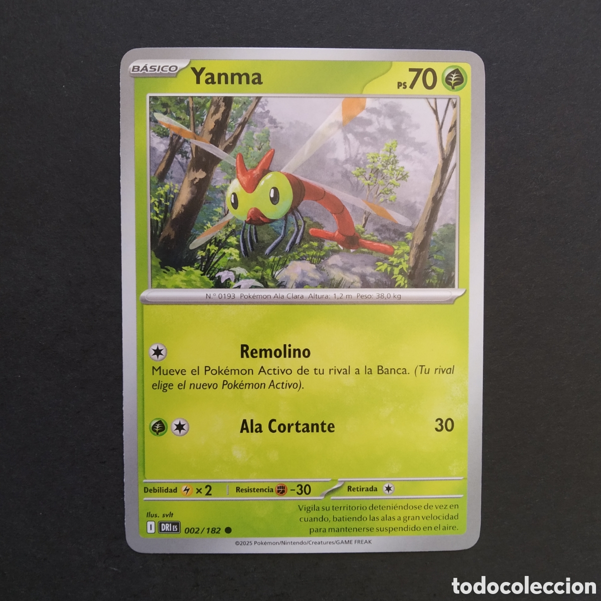 Trading cards: CARTA TCG - N&ordm; 002 - YANMA - RIVALES PREDESTINADOS - POK&Eacute;MON - EN ESPA&Ntilde;OL