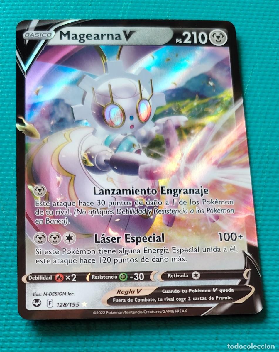 Trading cards: CARTA POKEMON EN ESPA&Ntilde;OL - MAGEARNA V 128 / 195 - BASICO - RARA * - ORIGINAL - NUEVA MD MINT