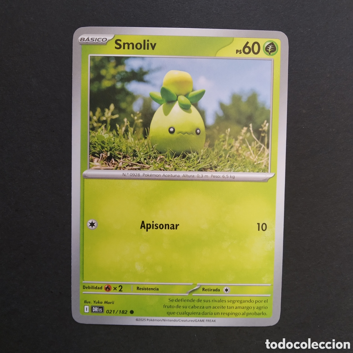 Trading cards: CARTA TCG - N&ordm; 021 - SMOLIV - RIVALES PREDESTINADOS - POK&Eacute;MON - EN ESPA&Ntilde;OL