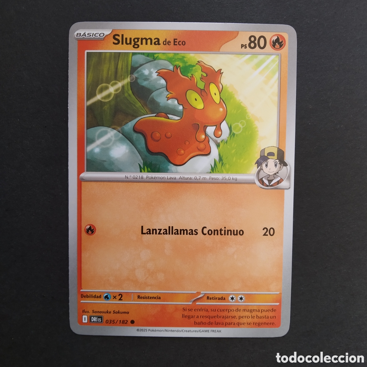 Trading cards: CARTA TCG - N&ordm; 035 - SLUGMA DE ECO - RIVALES PREDESTINADOS - POK&Eacute;MON - EN ESPA&Ntilde;OL