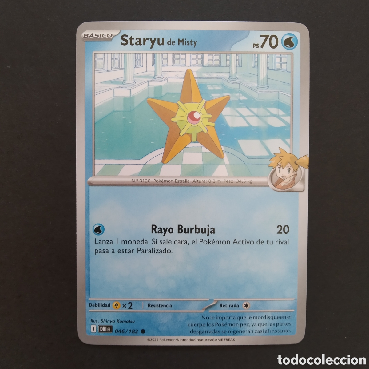 Trading cards: CARTA TCG - N&ordm; 046 - STARYU DE MISTY - RIVALES PREDESTINADOS - POK&Eacute;MON - EN ESPA&Ntilde;OL