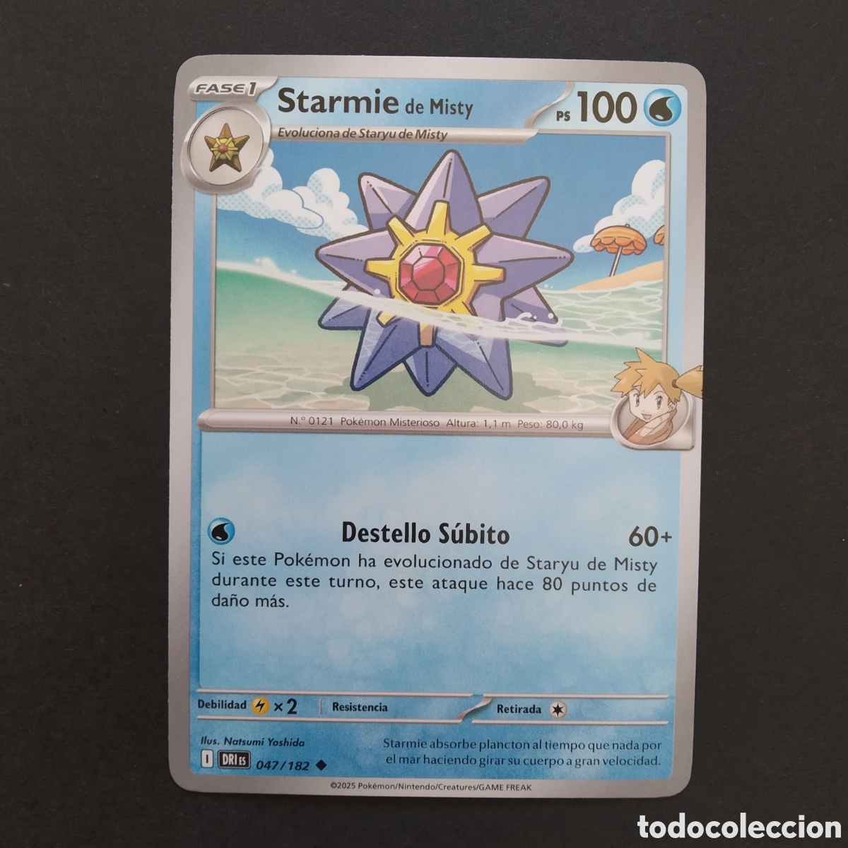 Trading cards: CARTA TCG - N&ordm; 047 - STARMIE DE MISTY - RIVALES PREDESTINADOS - POK&Eacute;MON - EN ESPA&Ntilde;OL