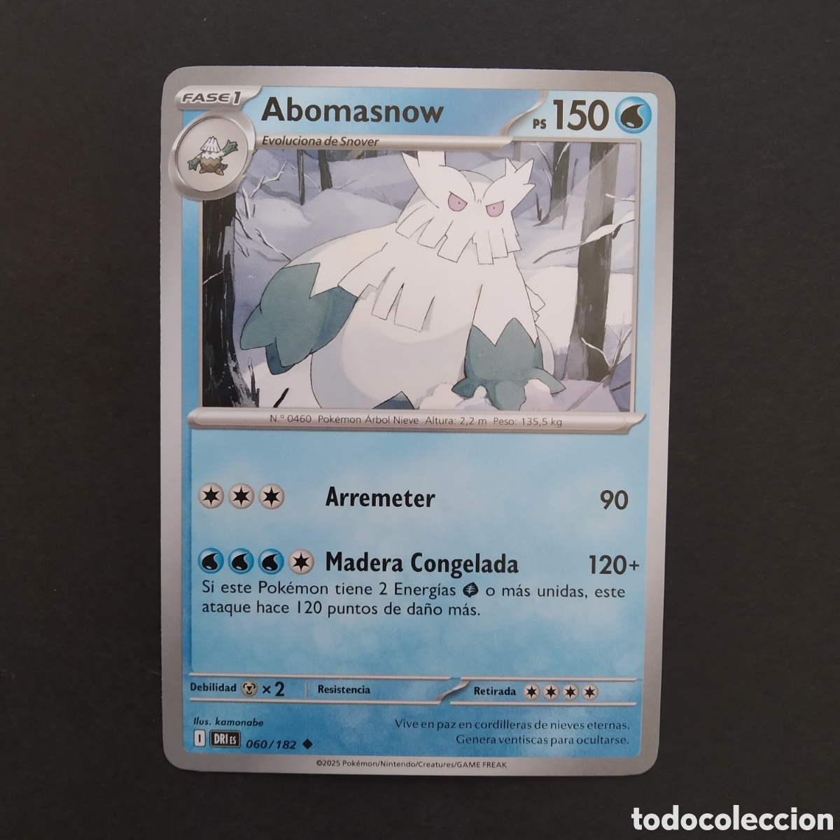 Cartes &agrave; &Eacute;changer: CARTA TCG - N&ordm; 060 - ABOMASNOW - RIVALES PREDESTINADOS - POK&Eacute;MON - EN ESPA&Ntilde;OL