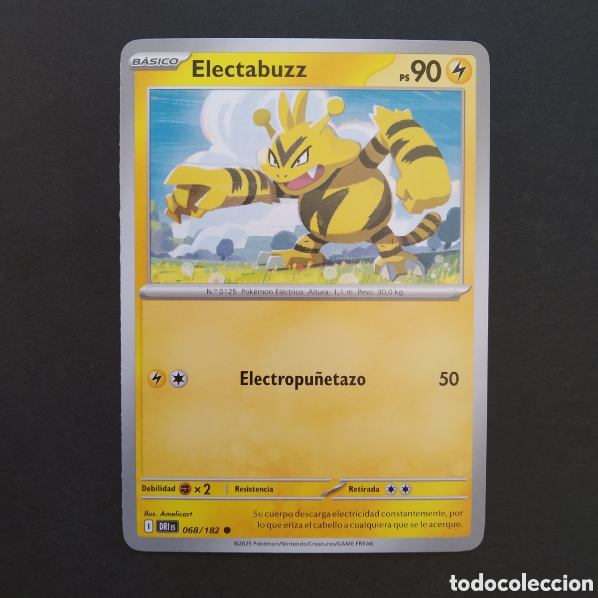 Cartes &agrave; &Eacute;changer: CARTA TCG - N&ordm; 068 - ELECTABUZZ - RIVALES PREDESTINADOS - POK&Eacute;MON - EN ESPA&Ntilde;OL