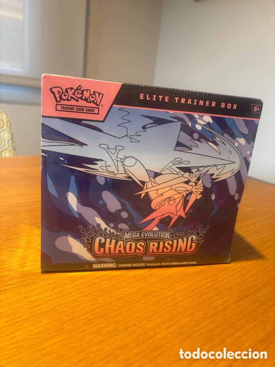 Trading cards: Pok&eacute;mon TCG Mega Evolution Chaos Rising &ndash; Elite Trainer Box ETB Precintada NUEVA