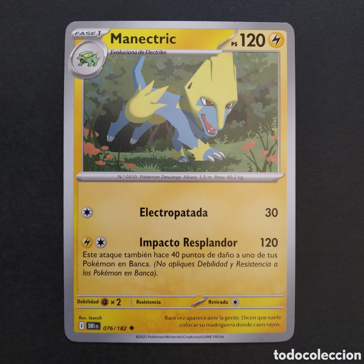 Trading cards: CARTA TCG - N&ordm; 076 - MANECTRIC - RIVALES PREDESTINADOS - POK&Eacute;MON - EN ESPA&Ntilde;OL