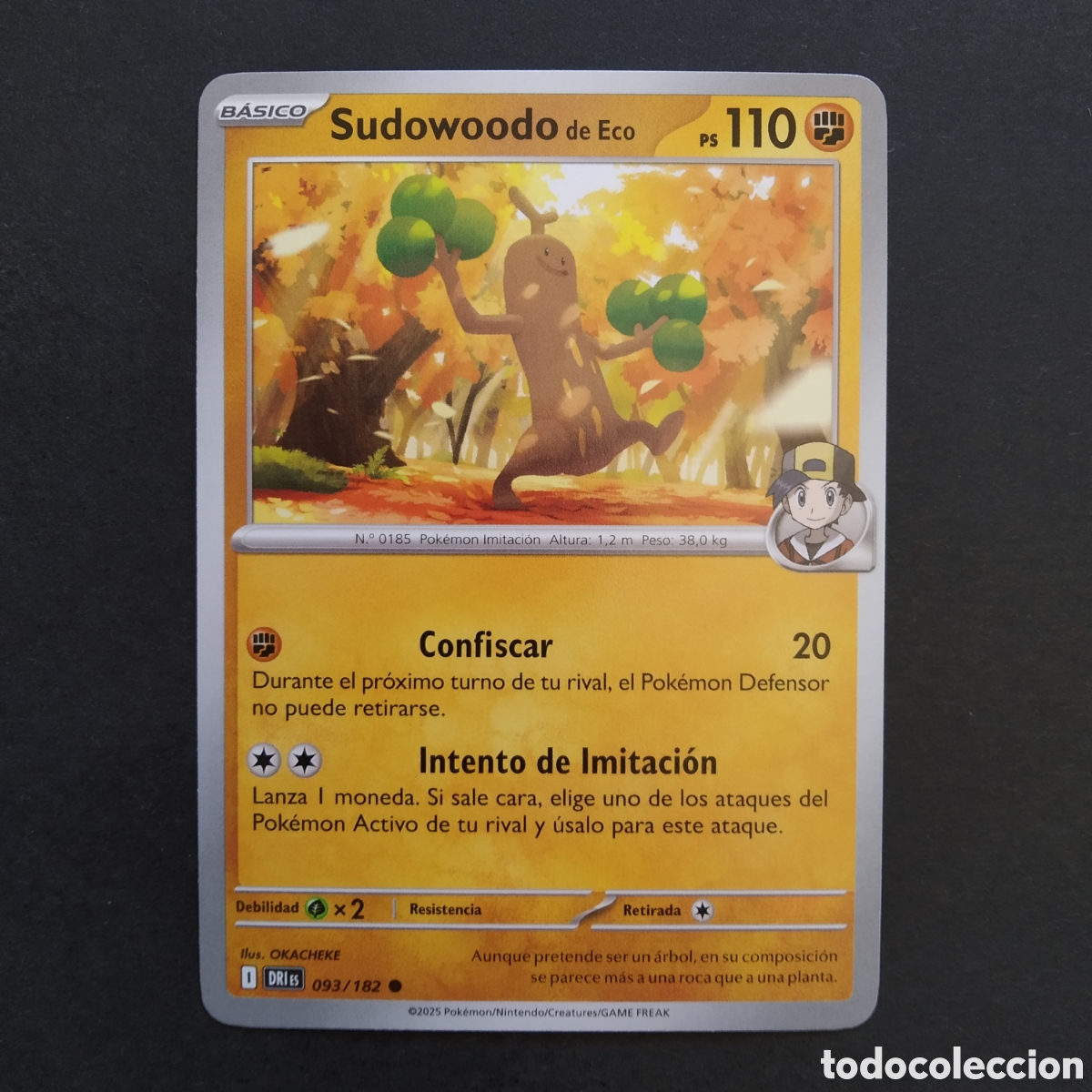 Trading cards: CARTA TCG - N&ordm; 093 - SUDOWOODO DE ECO - RIVALES PREDESTINADOS - POK&Eacute;MON - EN ESPA&Ntilde;OL