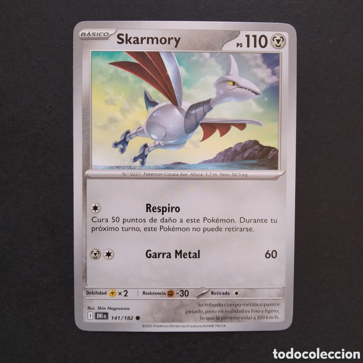 Trading cards: CARTA TCG - N&ordm; 141 - SKARMORY - RIVALES PREDESTINADOS - POK&Eacute;MON - EN ESPA&Ntilde;OL
