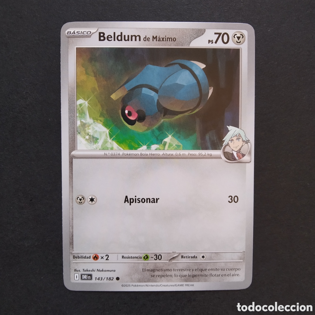 Trading cards: CARTA TCG - N&ordm; 143 - BELDUM DE M&Aacute;XIMO - RIVALES PREDESTINADOS - POK&Eacute;MON - EN ESPA&Ntilde;OL