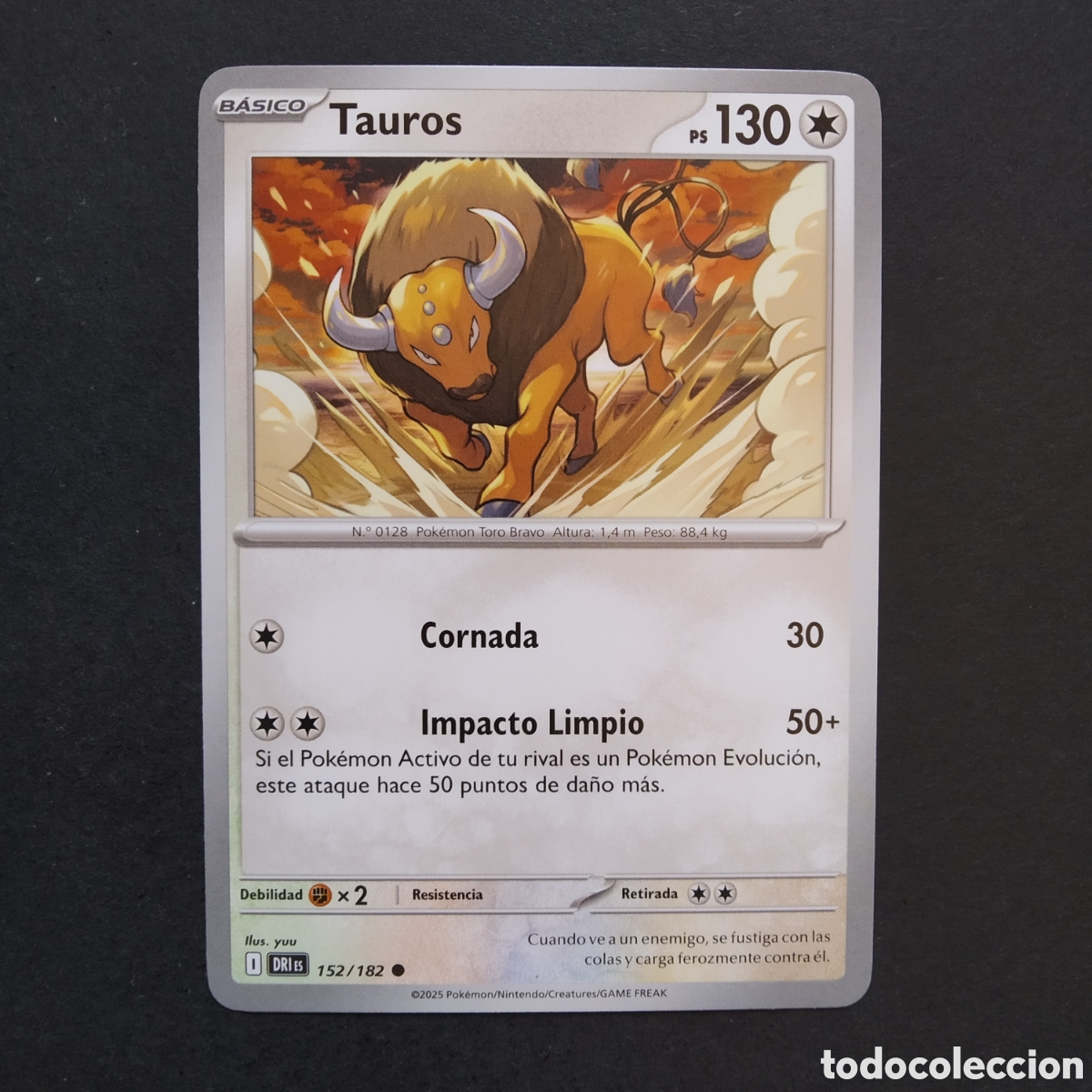 Figurine Collezionabili: CARTA TCG - N&ordm; 152 - TAUROS - RIVALES PREDESTINADOS - POK&Eacute;MON - EN ESPA&Ntilde;OL