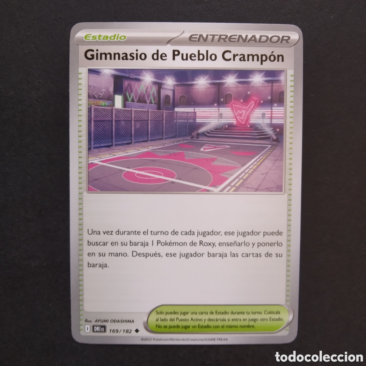 Trading cards: CARTA TCG - N&ordm; 169 - GIMNASIO DE PUEBLO CRAMP&Oacute;N - RIVALES PREDESTINADOS - POK&Eacute;MON - EN ESPA&Ntilde;OL