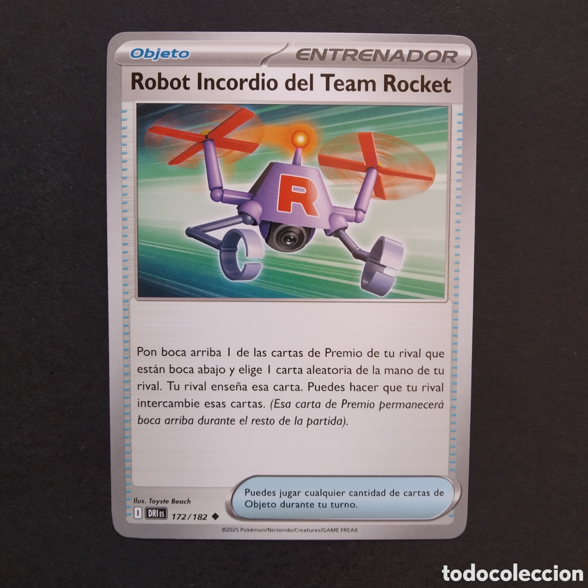 Trading cards: CARTA TCG - N&ordm; 172 - ROBOT INCORDIO DEL TEAM ROCKET - RIVALES PREDESTINADOS - POK&Eacute;MON - EN ESPA&Ntilde;OL