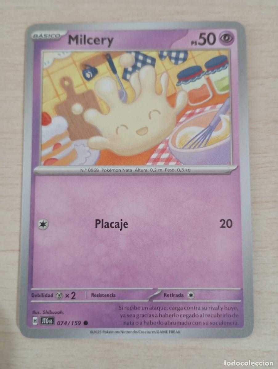 Trading cards: Carta Pok&eacute;mon Milcery