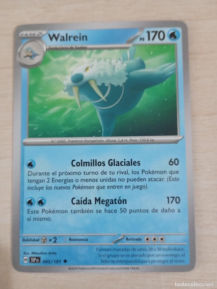 Trading cards: Carta Pok&eacute;mon Walrein