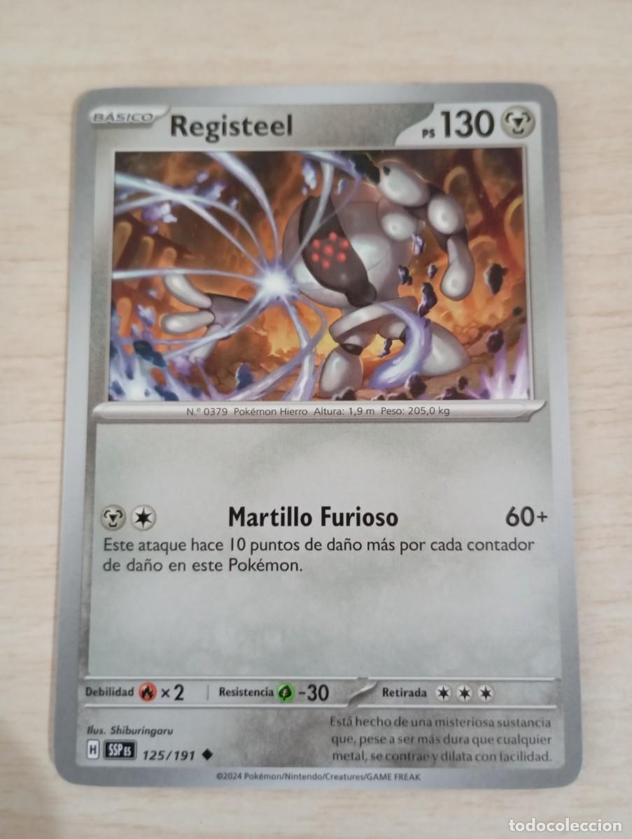 Trading cards: Carta Pok&eacute;mon Registeel