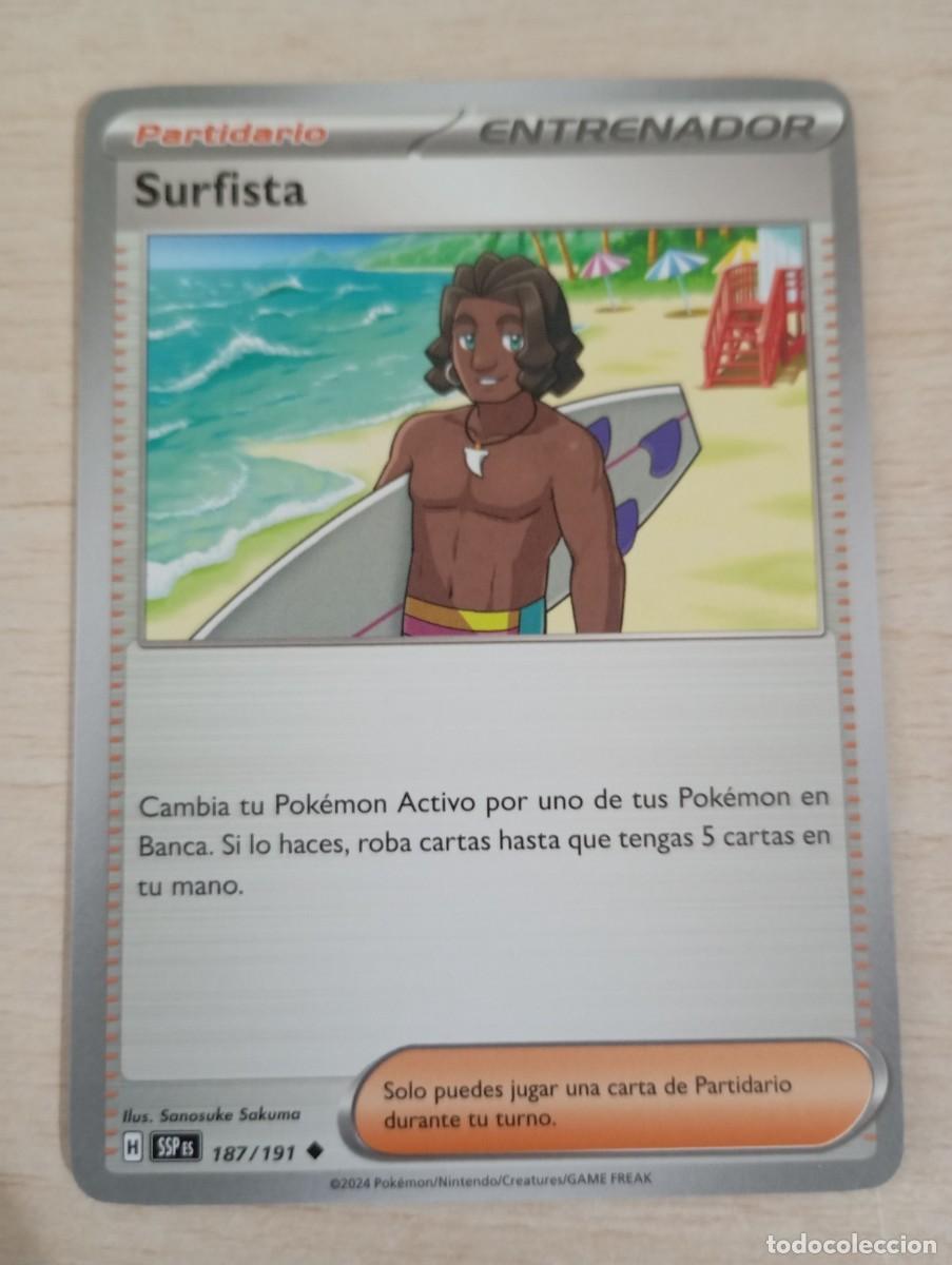 Trading cards: Carta Pok&eacute;mon Entrenador Surfista