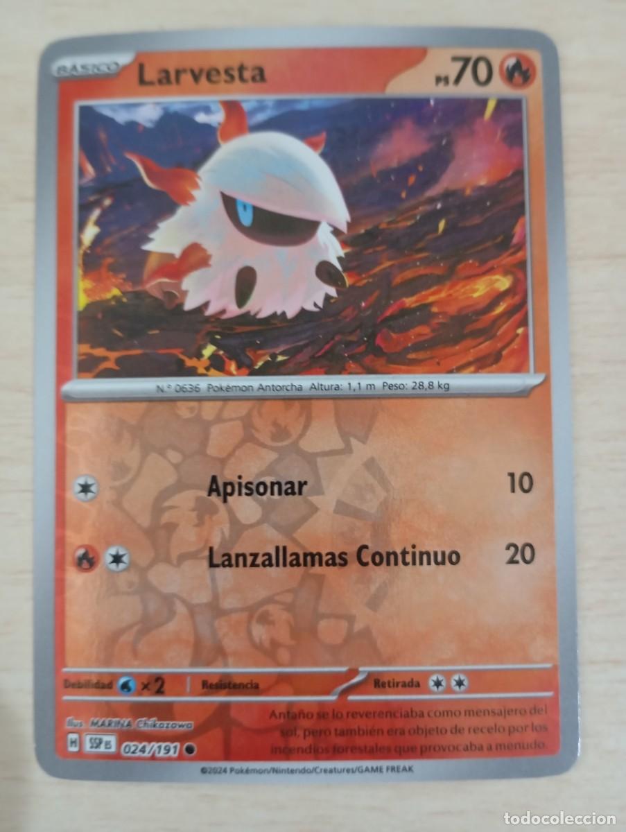 Trading cards: Carta Pok&eacute;mon Larvesta Reverse Holo