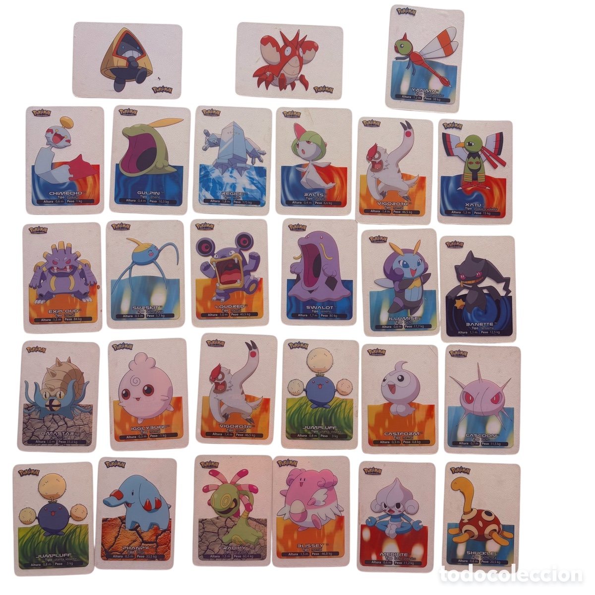 Trading cards: Lote 27 lamincards pokemon 2005-2006 lamincard edibas