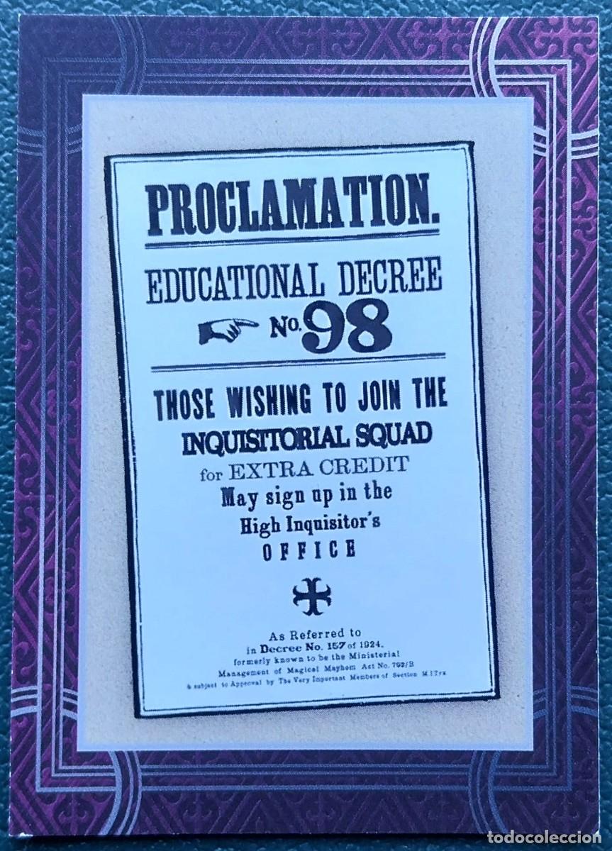 Trading cards: 120 HARRY POTTER WELCOME TO HOGWARTS FICHAS ALBUM CARD WIZARDING WORLD PANINI WARNER BROS. 2021