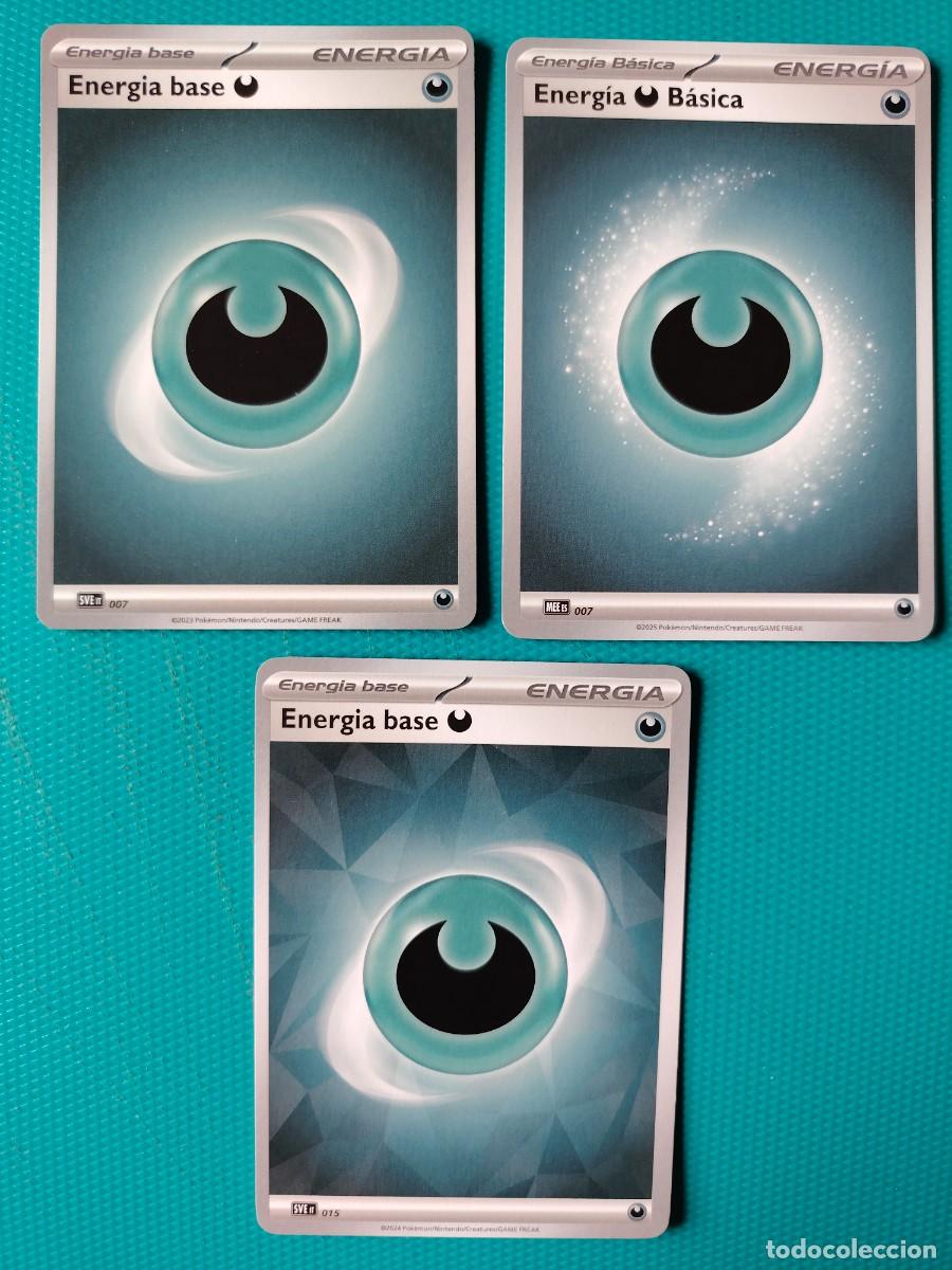 Trading cards: 3 CARTAS POKEMON EN ESPA&Ntilde;OL - ENERGIA 007 Y 015 - BASICA - ORIGINALES - NUEVAS MD MINT