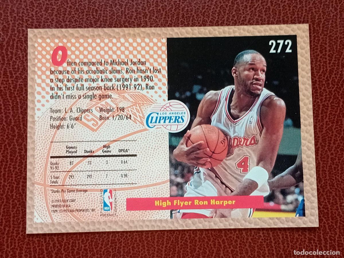 Trading cards: Card 272 Ron Harper Fleer 1992-93 - Foto 2