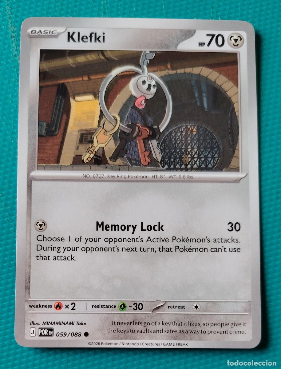 Sammelkarten: CARTA POKEMON EN INGLES - KLEFKI 059 / 088 - BASICO - ORIGINAL - NUEVA MD MINT