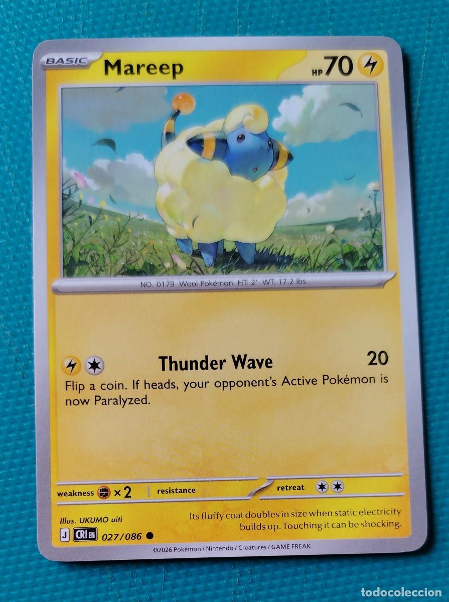 Trading cards: CARTA POKEMON EN INGLES - MAREEP 027 / 086 - BASICO - ORIGINAL - NUEVA MD MINT