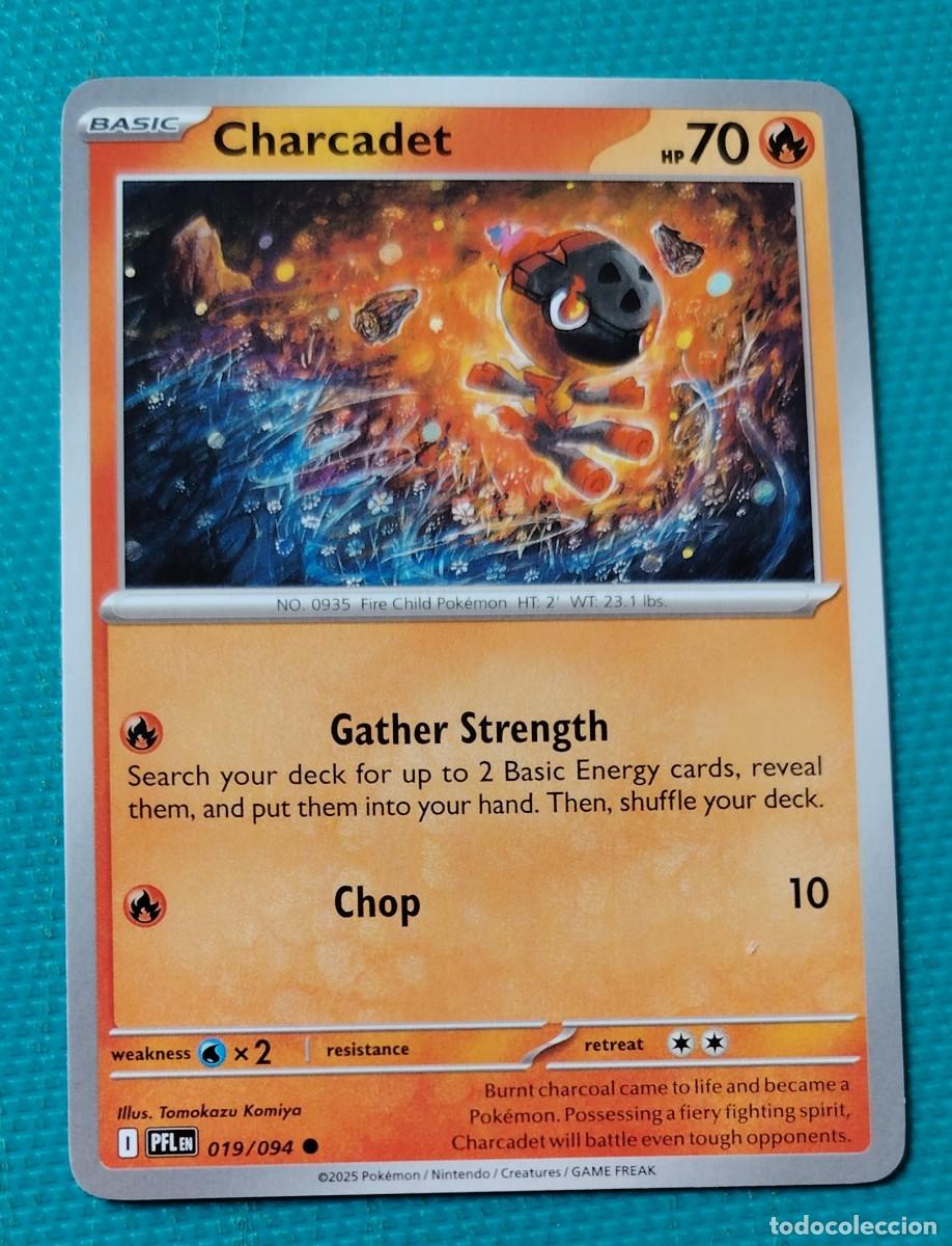 Trading cards: CARTA POKEMON EN INGLES - CHARCADET 019 / 094 - BASICO - ORIGINAL - NUEVA MD MINT