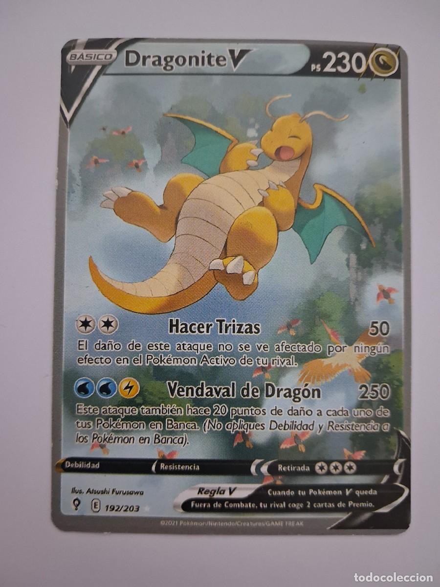 Sammelkarten: Dragonite V 192/203 Cielos Evolutivos Arte Alt