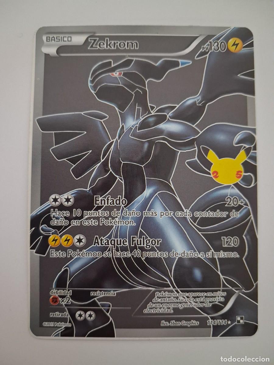 Trading cards: Carta Pok&eacute;mon Zekrom 114/114 BW