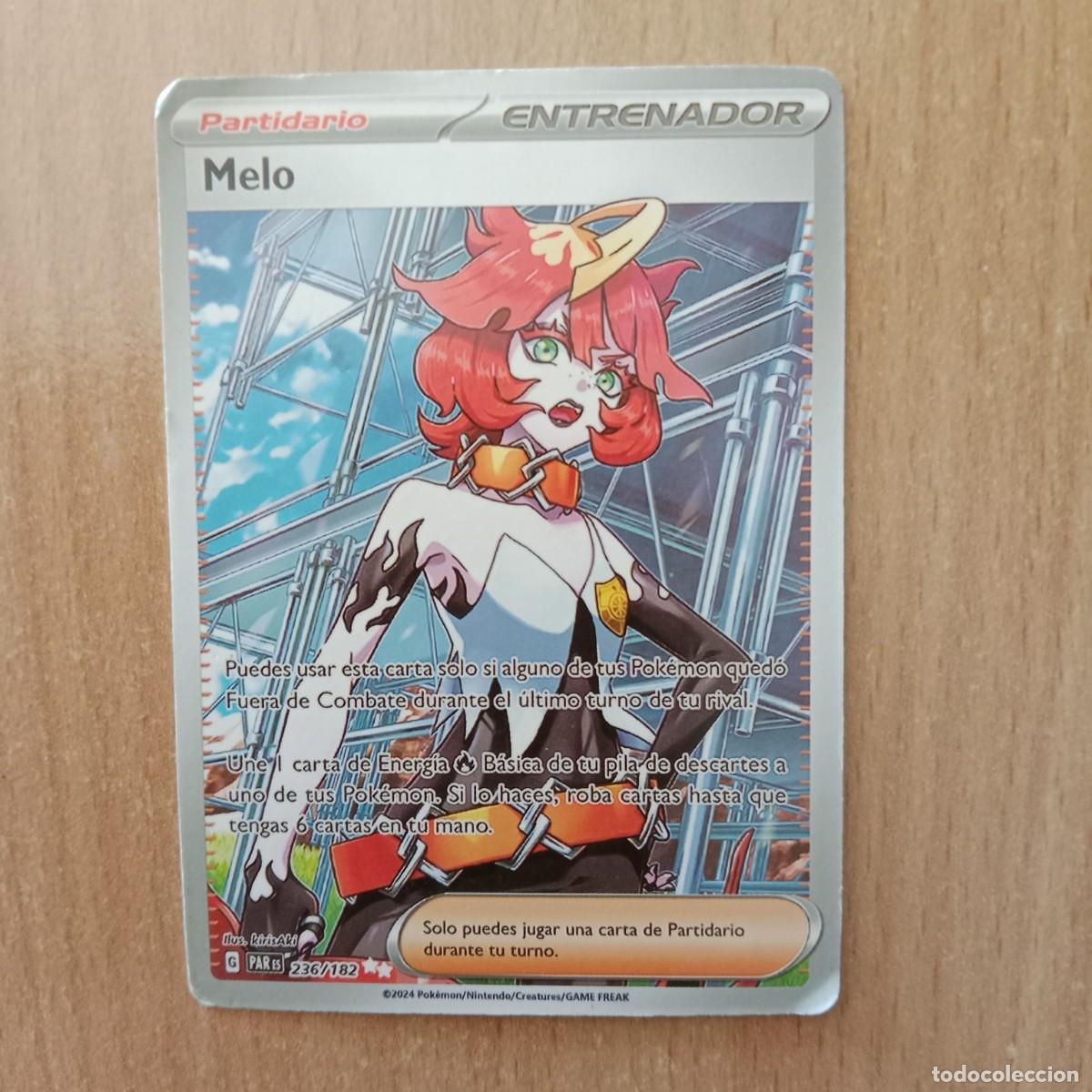 Trading cards: MELO N&ordm; 236/182 - CARTA POK&Eacute;MON - ESCARLATA Y P&Uacute;RPURA (TCG) BRECHA PARAD&Oacute;JICA 2024