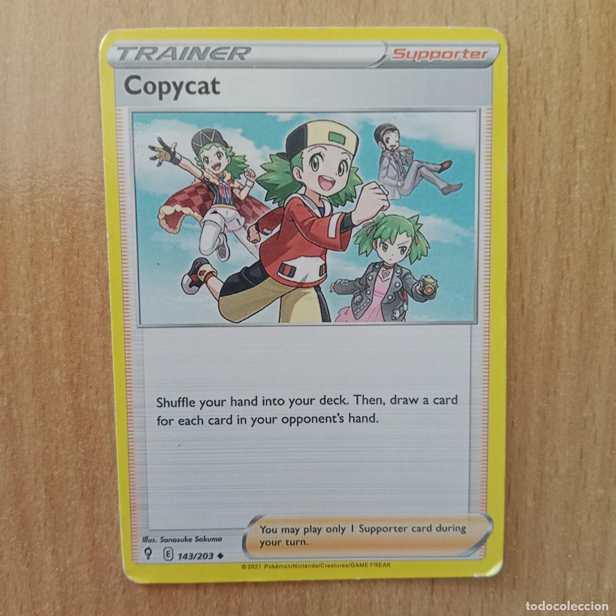 Trading cards: COPYCAT , COPIONA N&ordm; 143/203 - CARTA POK&Eacute;MON - ESPADA Y ESCUDO (TCG) CIELOS EVOLUTIVOS - ENTREN.2021